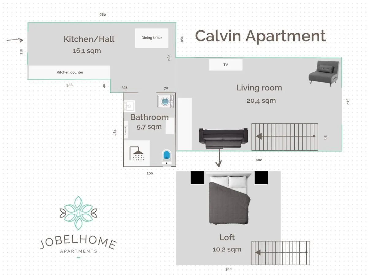 Jobelhome Calvin Apartment Budapest